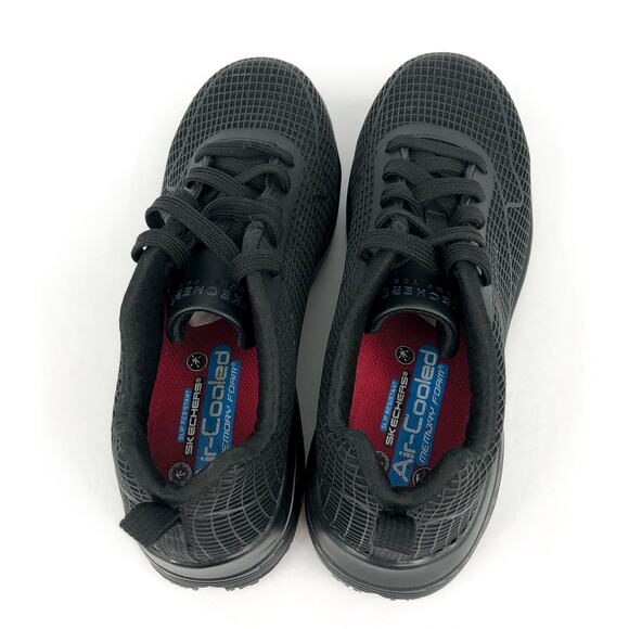 Skechers Work Womens Uno Deloney Shoes US 5.5 Black Comp Toe NMT SR EH NIB - Picture 5 of 10